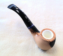 Load image into Gallery viewer, Dapper, Meerschaum Lined Olivewood Sitter (9mm)
