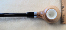 Load image into Gallery viewer, Dapper, Meerschaum Lined Olivewood Churchwarden, Smooth (9mm)
