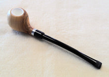 Load image into Gallery viewer, Dapper, Meerschaum Lined Olivewood Churchwarden, Smooth (9mm)
