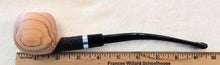 Load image into Gallery viewer, Dapper, Meerschaum Lined Olivewood Churchwarden, Rusticated (9mm)
