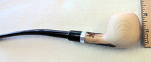 Load image into Gallery viewer, Dapper, Meerschaum Lined Olivewood Churchwarden, Rusticated (9mm)

