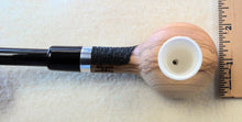 Load image into Gallery viewer, Dapper, Meerschaum Lined Olivewood Churchwarden, Rusticated (9mm)
