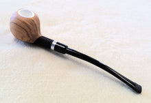 Load image into Gallery viewer, Dapper, Meerschaum Lined Olivewood Churchwarden, Rusticated (9mm)
