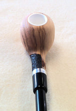 Load image into Gallery viewer, Dapper, Meerschaum Lined Olivewood Churchwarden, Rusticated (9mm)
