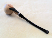 Load image into Gallery viewer, Dapper, Meerschaum Lined Olivewood Churchwarden, Rusticated (9mm)
