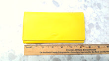 Load image into Gallery viewer, Chacom Leather Roll-Up, Yellow (tobacco pouch)
