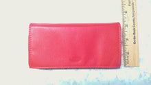 Load image into Gallery viewer, Chacom Leather Roll-Up, Red (tobacco pouch)
